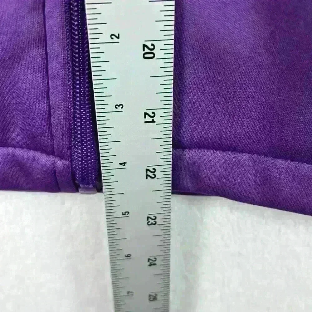 The Earth Gear Jacket Purple Girls Sz 10-12 Fleece Lined Full Zip